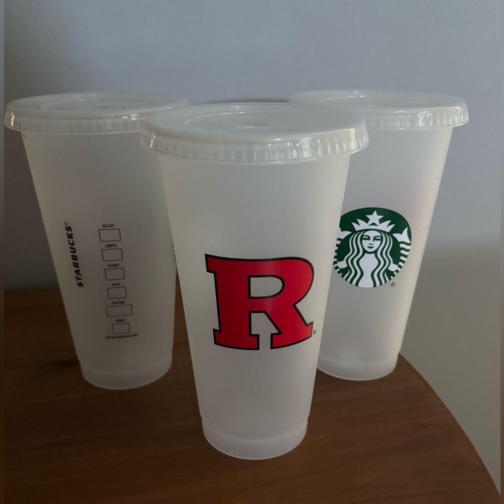 Starbucks/Rutgers Reusable Cold Cups